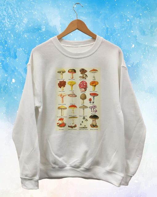 Mushrooms Vintage Style Sweatshirt