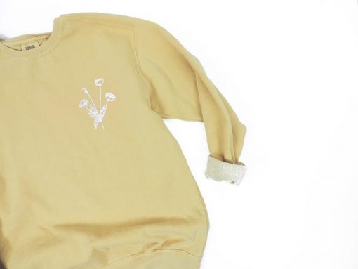 New Floral Comfort Colors Crewneck Sweatshirt