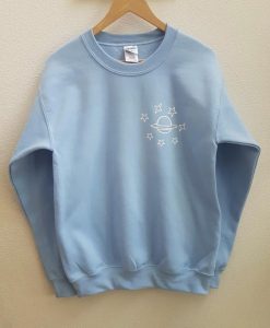 Planet & Stars Blue Unisex Sweatshirt