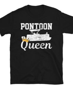 Pontoon Captain Boating Girl T Shirt