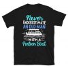 Pontoon Captain Boating Old Man Shirt