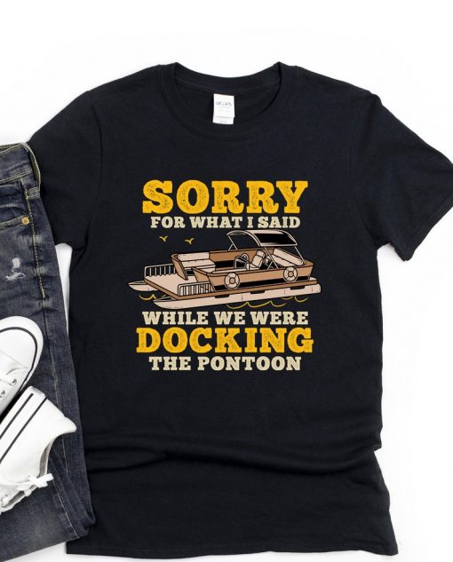 Pontoon Captain Boating Shirt