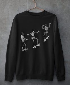 Skateboarding Skeletons Crewneck Sweatshirt