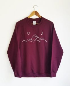 Sun and Moon Mountains Sweatshirt