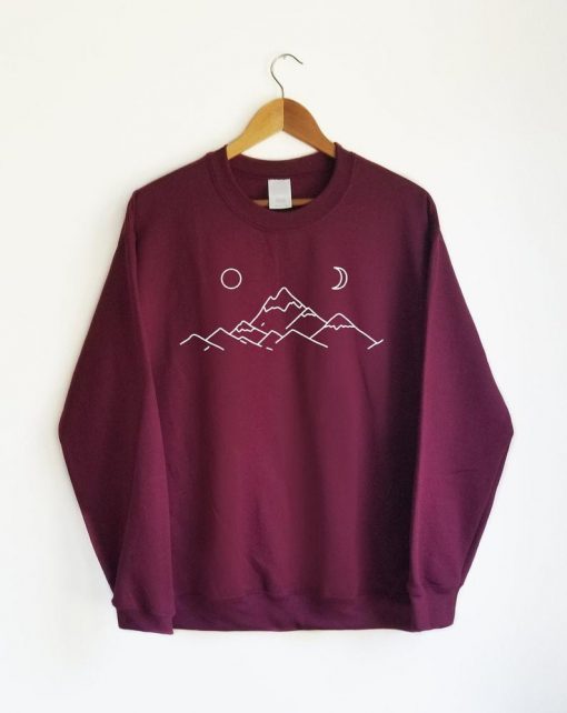 Sun and Moon Mountains Sweatshirt