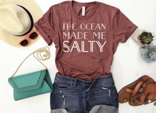 The Ocean Made Me Salty Unisex T Shirt