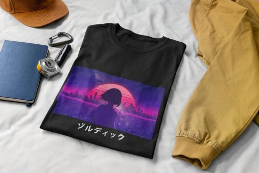 city vibes anime girl shirt