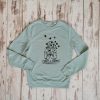 cosmonaut butterflies sweatshirt