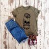 man with beard t-shirt