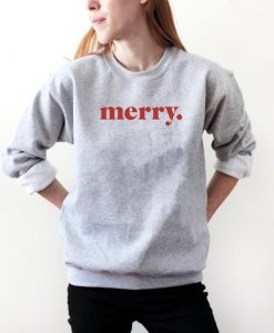 merry sweatshirt