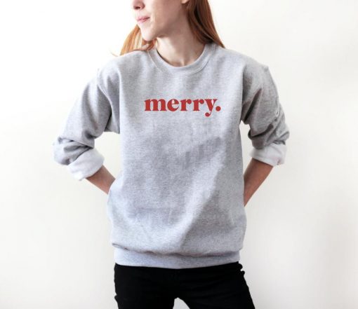 merry sweatshirt