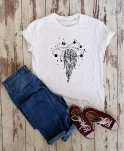 thinking girl t-shirt