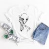 Alien Middle Finger Shirt