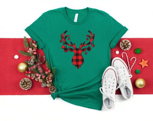 Buffalo Plaid Deer Shirt