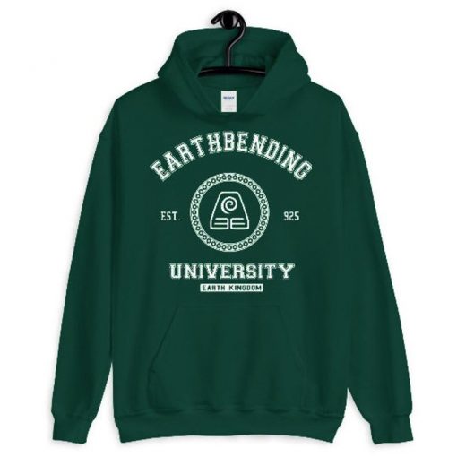 Earthbending University Est 925 Earth Kingdom Unisex Hoodie