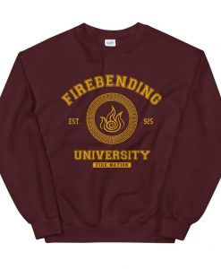 Firebending University Est 925 Fire Nation Unisex Sweatshirt