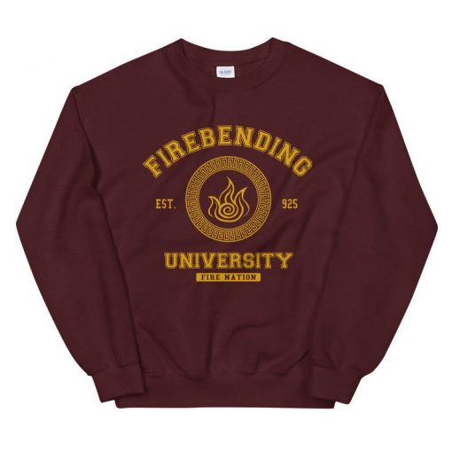 Firebending University Est 925 Fire Nation Unisex Sweatshirt