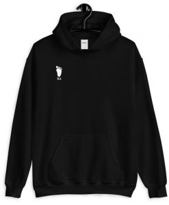 ICS Foot Printed on front only Unisex Pullover Hoodie