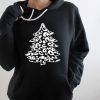 Leopard Christmas Tree Hoodie