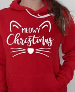 Meowy Christmas Hoodie