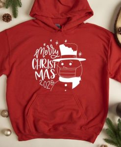 Merry Christmas Snowman Hoodie