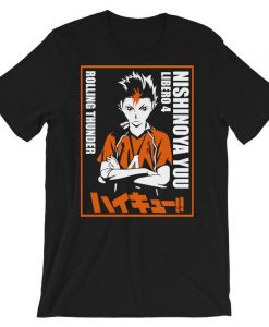 Nishinoya Yuu Libero 4 Rolling Thunder Shirt