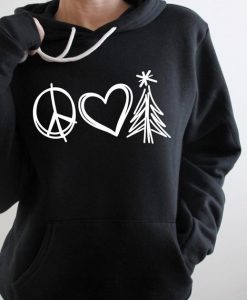 Peace Love Christmas Hoodie