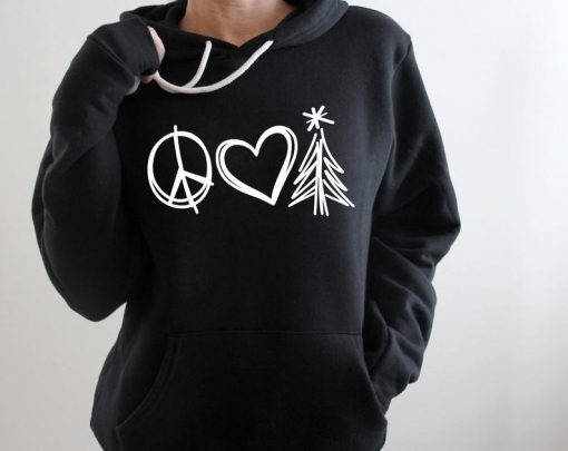 Peace Love Christmas Hoodie