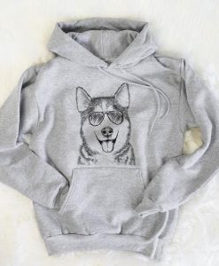 Sesi the Siberian Husky Hoodie