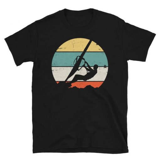 Windsurfing Windsurfer Surfing Surfboard Vintage Retro T Shirt