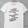 Black History Names Unisex T-Shirt