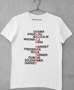 Black History Names Unisex T-Shirt