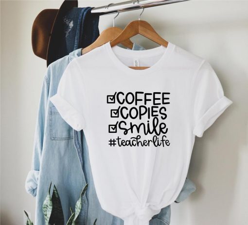 Coffee Copies Smile Shirt