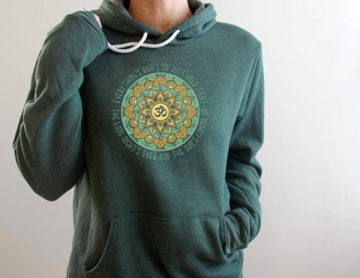 Everything's Right Mandala Hoodie