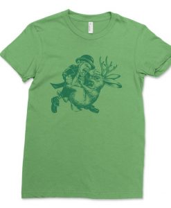 LEPRECHAUN JACKALOPE FIGHT T Shirt