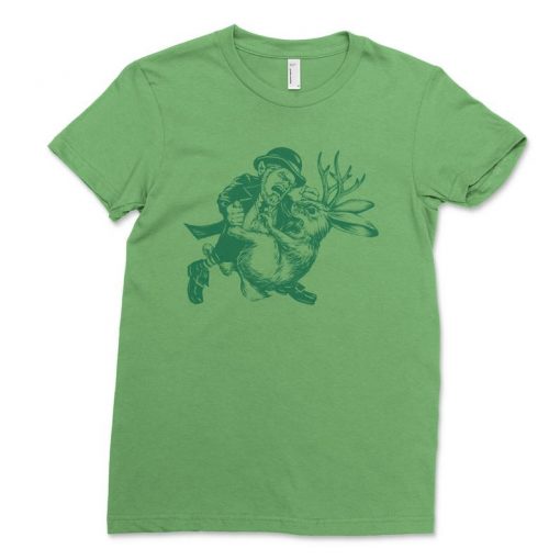 LEPRECHAUN JACKALOPE FIGHT T Shirt