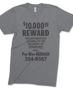 LOST BIKE REWARD Shirt