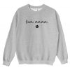 Fur Mom Paw Heavy Blend Crewneck Sweatshirt