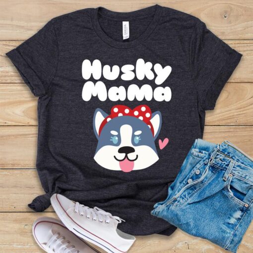 Husky Mama T Shirt