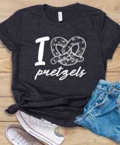 I Love Pretzels T Shirt