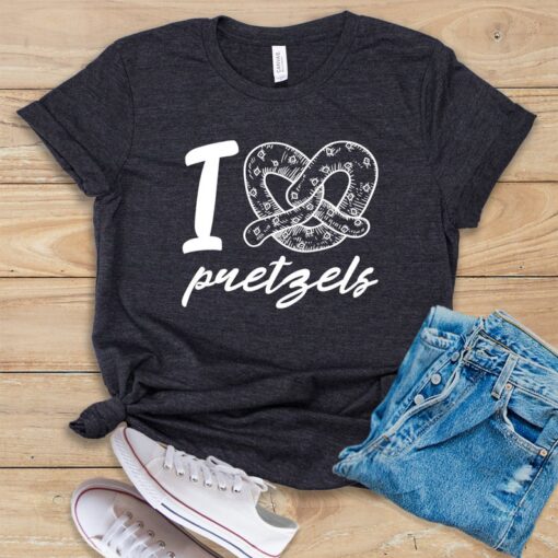 I Love Pretzels T Shirt