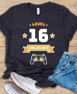 Level 16 Unlocked T Shirt