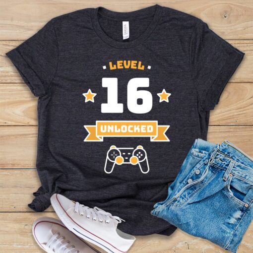 Level 16 Unlocked T Shirt