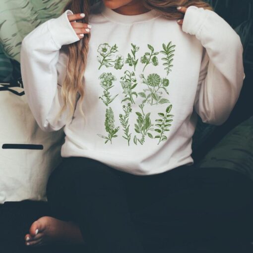 Plant Lady Botanical Sweatshirt