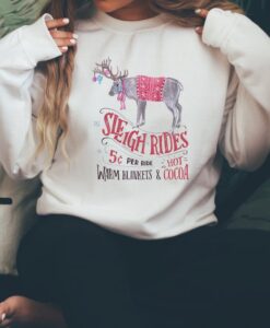 Sleigh Reindeer Jumper Sweatshirt