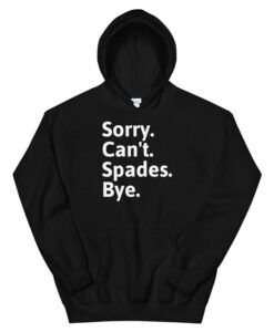 Spades Card Player Unisex Hoodie