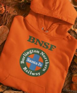 Burlington Northern Santa Fe Railway [BNSF] Logo Unisex Pullover Hoodie