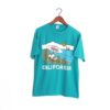 California turquoise souvenir t shirt