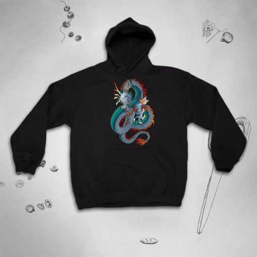 Chinese Dragon Art Hoodie