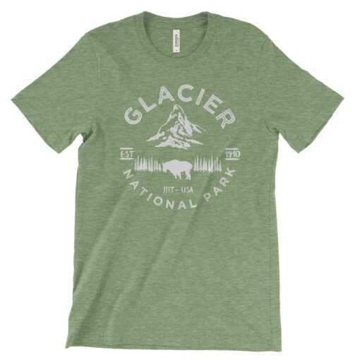 Glacier National Park Adventure Tshirt